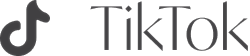 TikTok logo with musical note design
